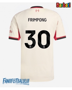 Liverpool Jeremie Frimpong #30 Tricou Fotbal Replică 2025-26 Barbati Deplasare